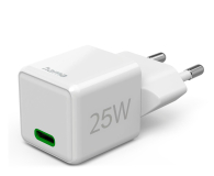 HAMA ŁADOWARKA SIECIOWA PD/QC SUPERMINI 25W PD/QC, BIAŁA - 1318741 - zdjęcie 2